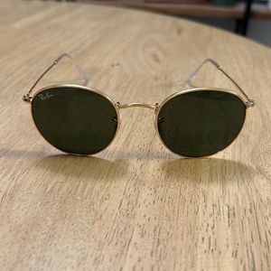 Gold and green raybans